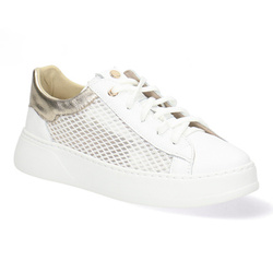 Skórzane Sneakersy Damskie Biały Verona Pollonus 5-1735-001