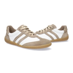 Skórzane buty damskie Pollonus Barefoot 5-1774-003 Cappucino+ Biały