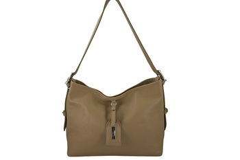 Codzienna torebka damska na ramię - Beżowa