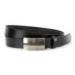 Pasek męski skórzany do spodni model 2.30.2 czarny