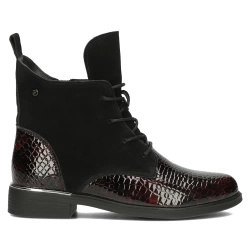 Skórzane botki Filippo DBT4749/25 BR CR brązowe