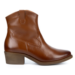 Olivier Dakota – eleganckie botki damskie skórzane premium, kowbojki